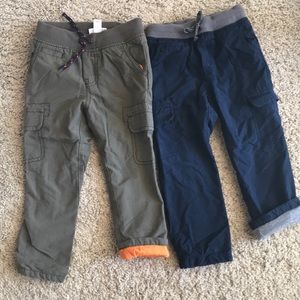 Fully lined cargo pants